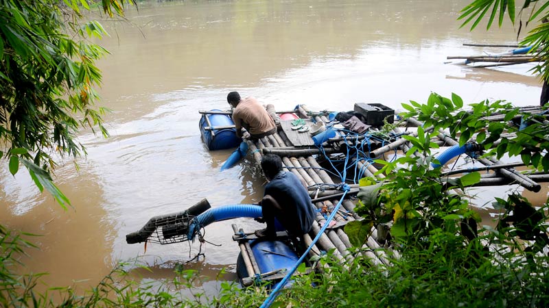 Penambang Pasir di Kebasen Ditertibkan