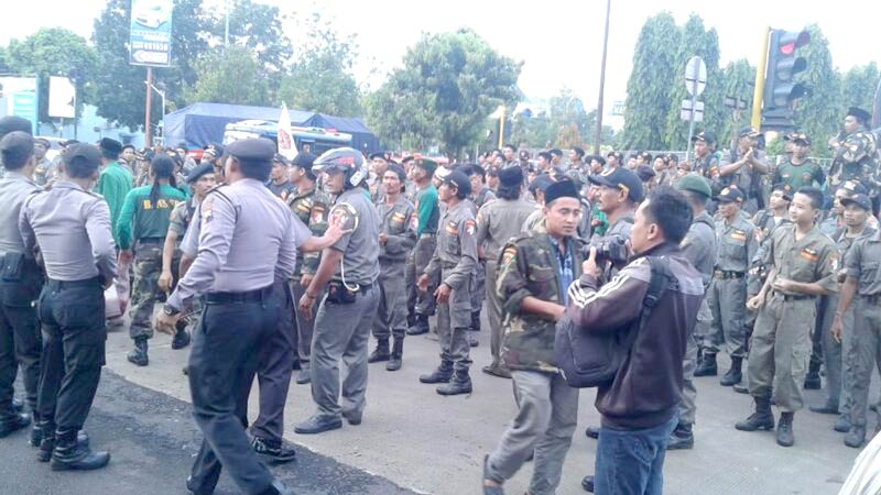 Ansor dan Banser Purbalingga Bersitegang dengan HTI