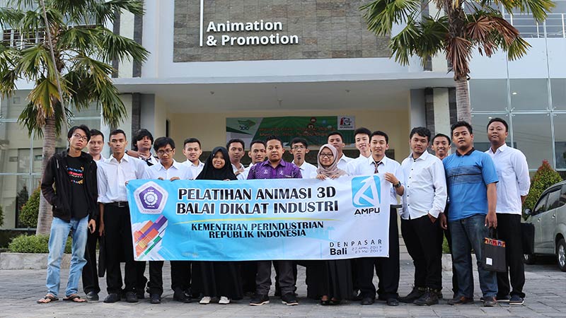 AMIKOM Purwokerto Kirim 18 Animator ke Bali