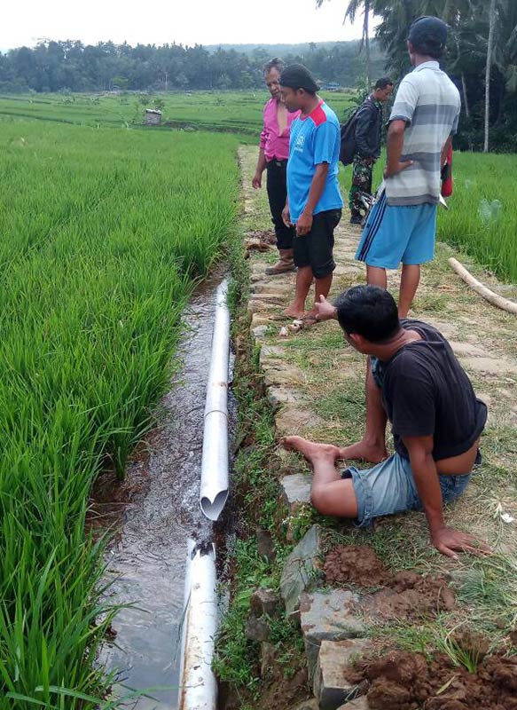 Pipa Air Bersih PT SAE Dirusak  Pasokan Air Tersendat