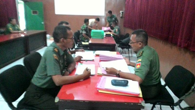 Tim Wasrik Irdam IV/Dip Kunjungi Kodim 0701/Banyumas