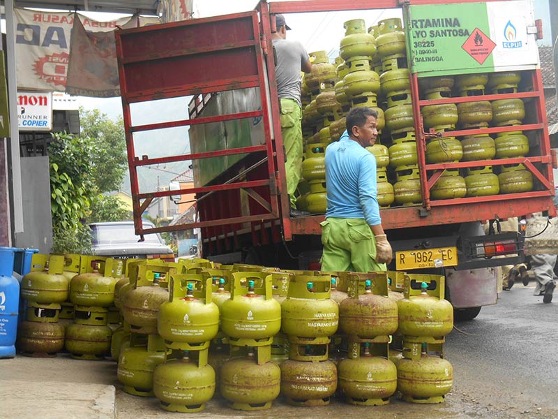 Hiswana Migas Tambah 1.120 Stok Elpiji 3 Kg di Purbalingga