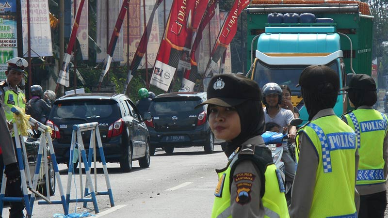 Kendaraan Arus Balik Masih Ramai Melintas Jalan Ajibarang