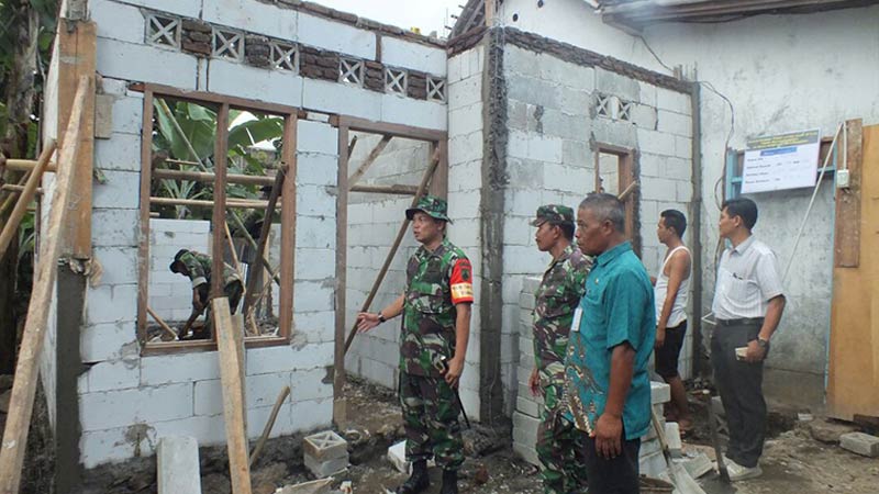 Dandim Banyumas Pantau Rehab RTLH