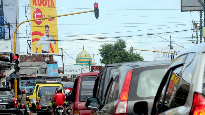 Simpang Dukuhwaluh Masih Macet,  Traffic Light Diatur Ulang