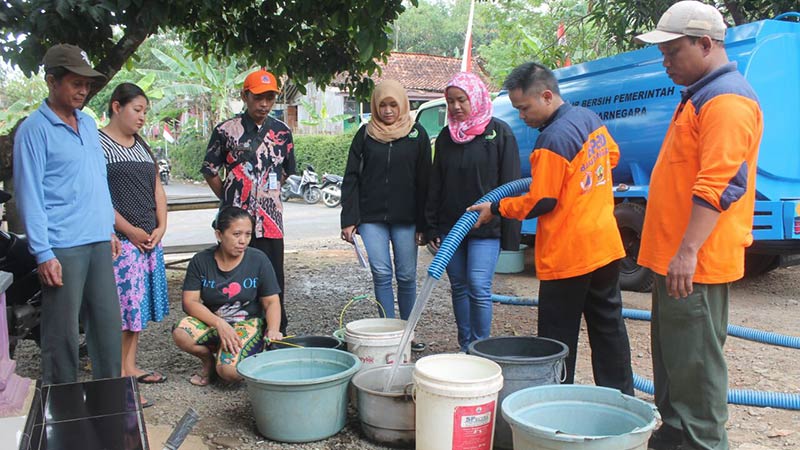 Ratusan KK di Desa Kaliwungu Kesulitan Air