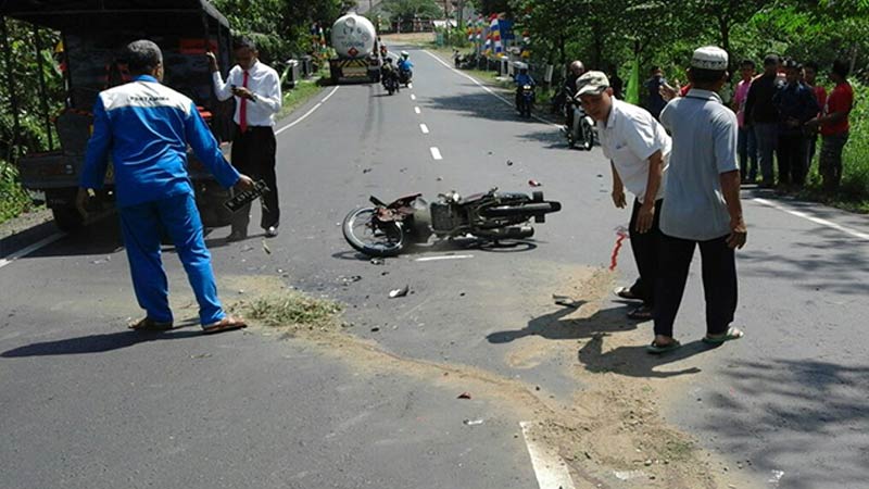 Kecelakaan Maut Renggut Nyawa Pelajar di Ruas Jalan Lumbir, Banyumas