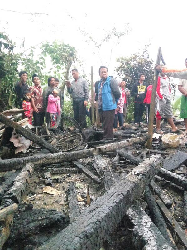 Rumah Warga Purwodadi  Ludes Terbakar