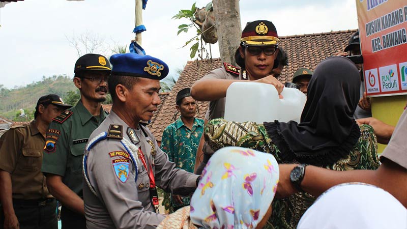 Bak Penampungan Atasi Krisis Air Karangpucung Banjarnegara