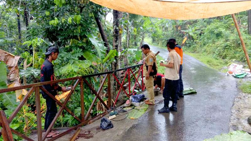 Jembatan Penghubung Diperbaikiakses Dua Desa Lancar Lagi 