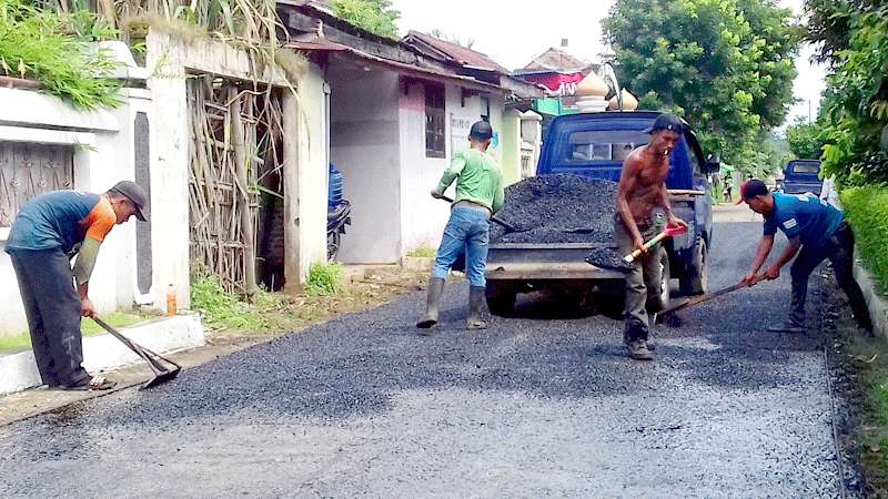 Desa Blater, Kecamatan Kalimanah-Jalan Jepang Sudah Diaspal