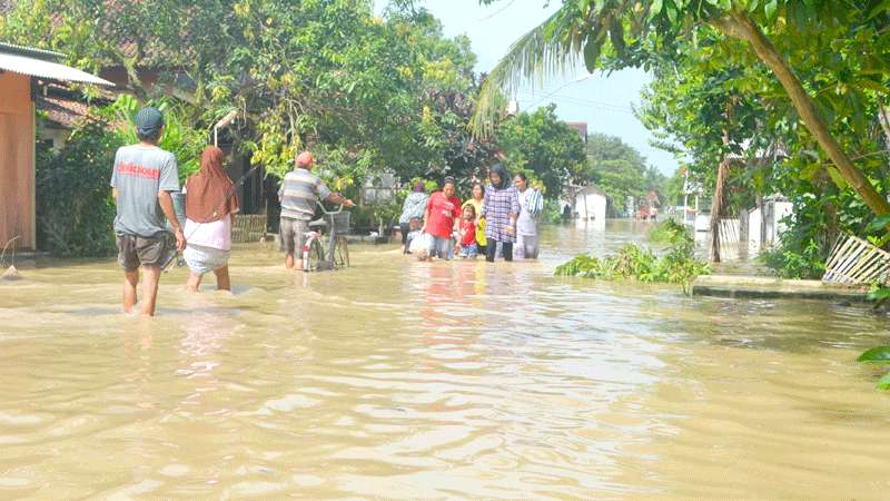 Banjir Kepung Empat Kecamatan di Cilacap