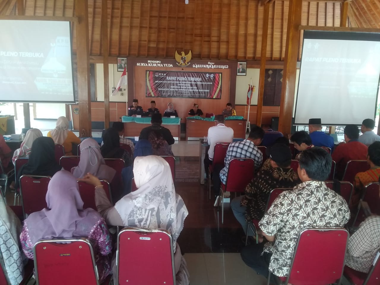 Pleno DPSHP Akhir, Panwaslu Sumpiuh Tanggapi Tak By Name