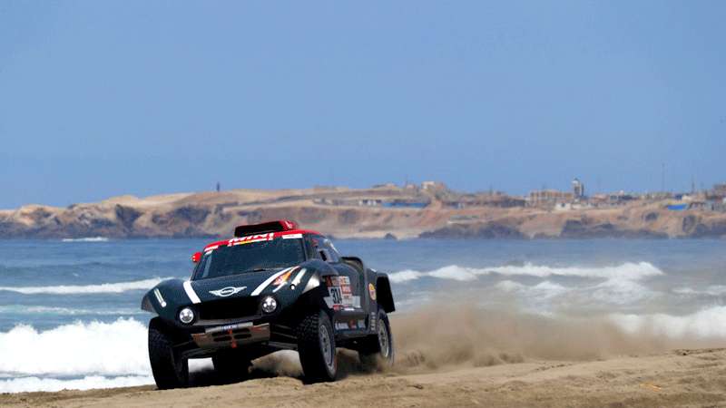 Nyaris Tergulung Ombak Pasifik Rally Dakar