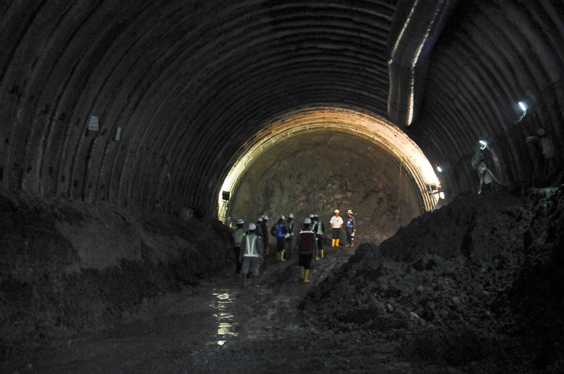 Pembuatan Terowongan Notog Tersisa 110 Meter