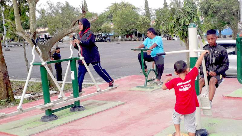 Fitness Gratis di Stadion Goentoer Darjono Purbalingga