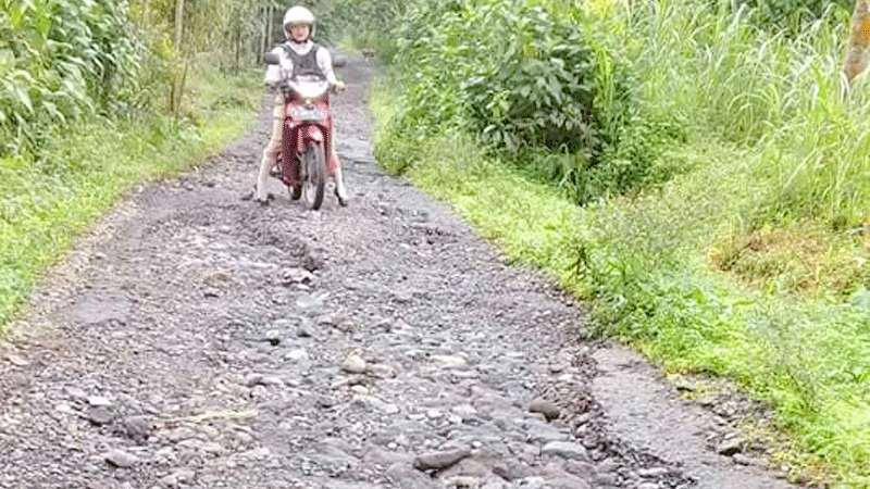 Jalur Evakuasi di Kecamatan Kutasari Rusak Parah