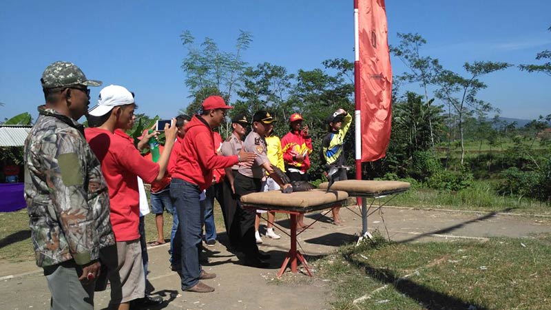 Bangun Sinergitas, Kapolres Banyumas Gelar Lomba Merpati