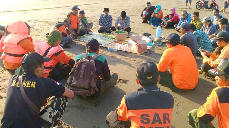 Pencarian Hari Ke-4 Korban Ombak Pantai Sodong Nihil