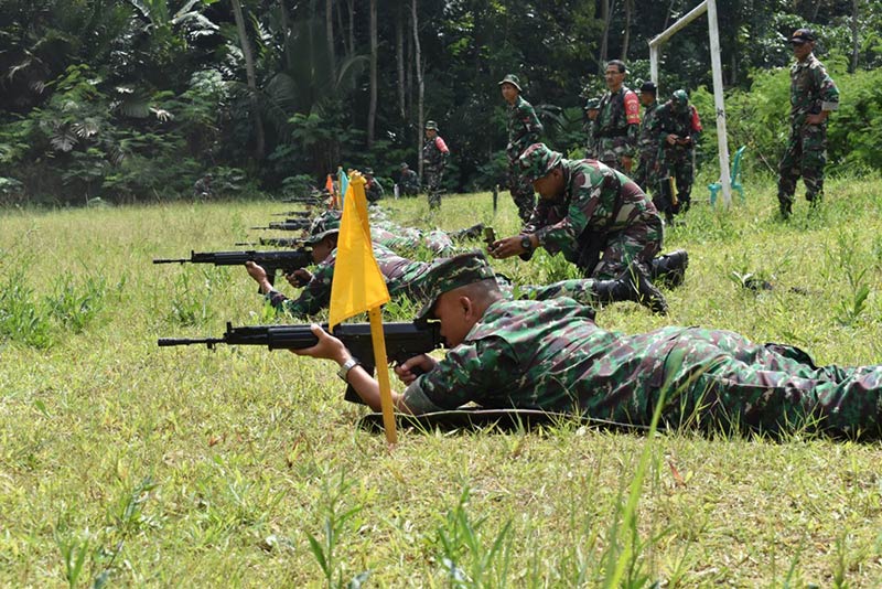 Ratusan Perwira dan Prajurit 