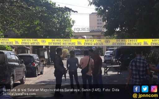 Bom di Mapolrestabes Surabaya: 10 Orang Terluka, 4 Polisi