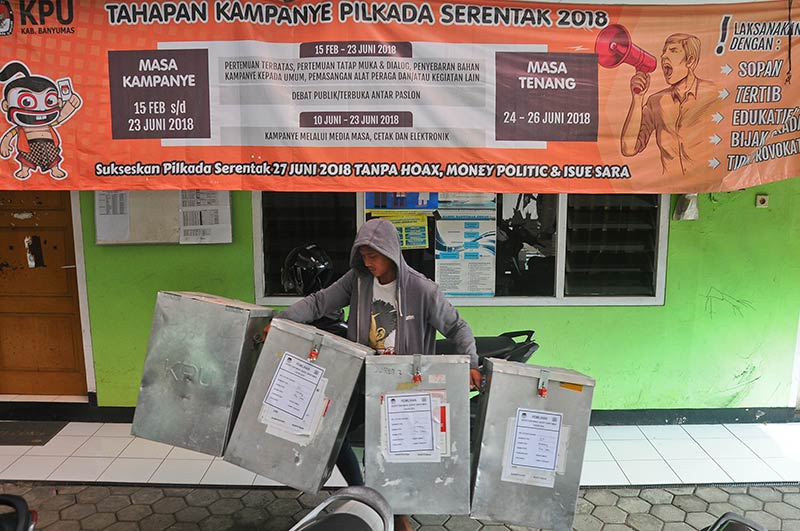 Logistik Pilkada Didistribusikan ke TPS