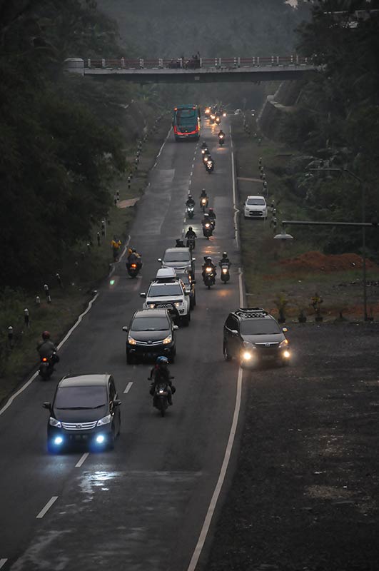 Puncak Macet di Ruas Jalan Sumpiuh Diprediksi H+2