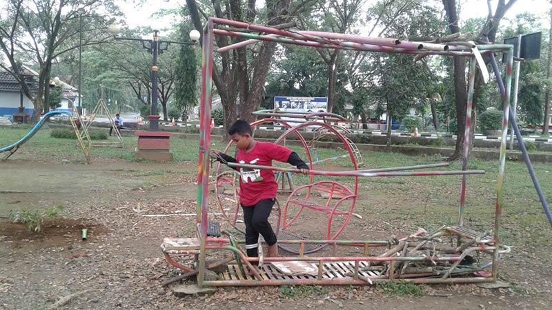 Perlengkapan Permainan di Bulupitu Rusak