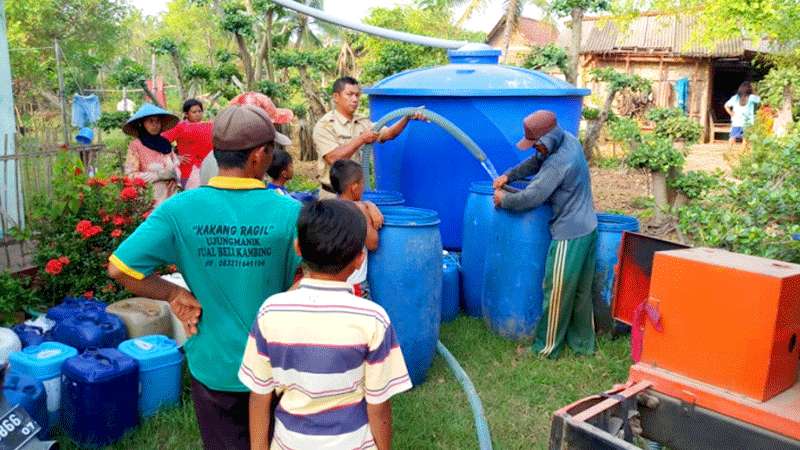 Warga di Kabupaten Cilacap Mulai Rasakan Krisis Air