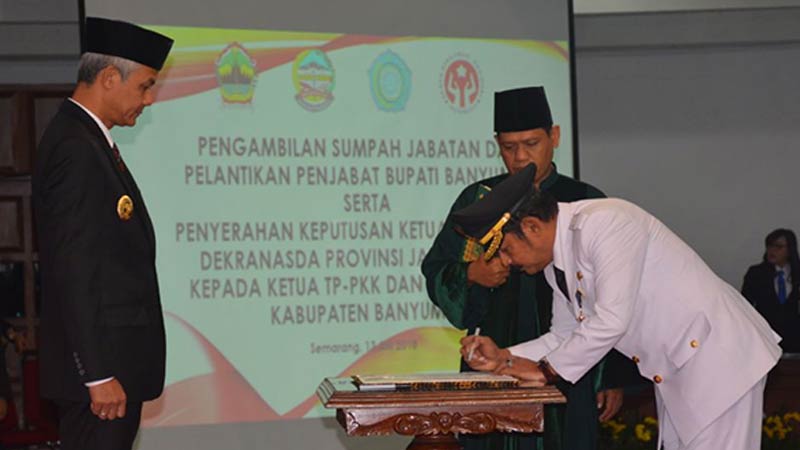 Mantan Camat Lumbir Jadi Pj Bupati Banyumas