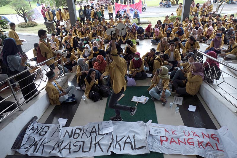 Aliansi Soedirman Gelar Unjuk Rasa Tuntut Penghapusan Uang Pangkal