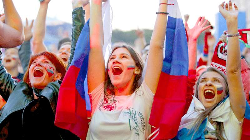 Meski Tersingkir, Publik Rusia Tetap Happy