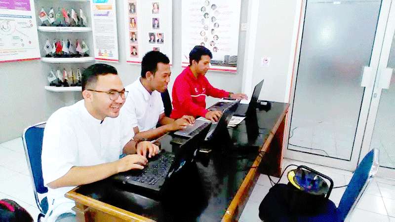 Operator Silon KPU Kabupaten Cilacap Temui Kendala Teknis