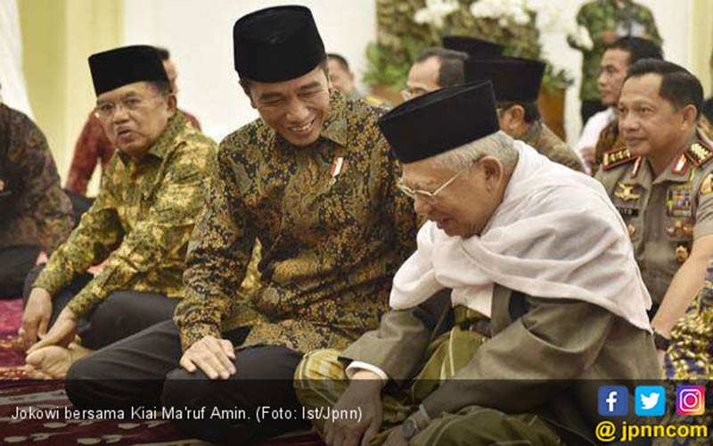 Terbaru, Akhirnya Jokowi Gandeng KH Ma'ruf Amin di Pilpres