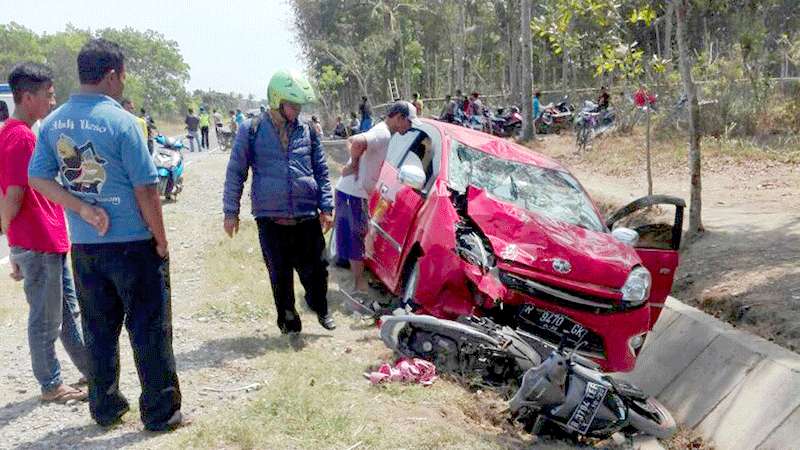 Mobil Tabrak Motor, Satu Orang Tewas di Jalan Jalur Lintas Selatan Kebumen