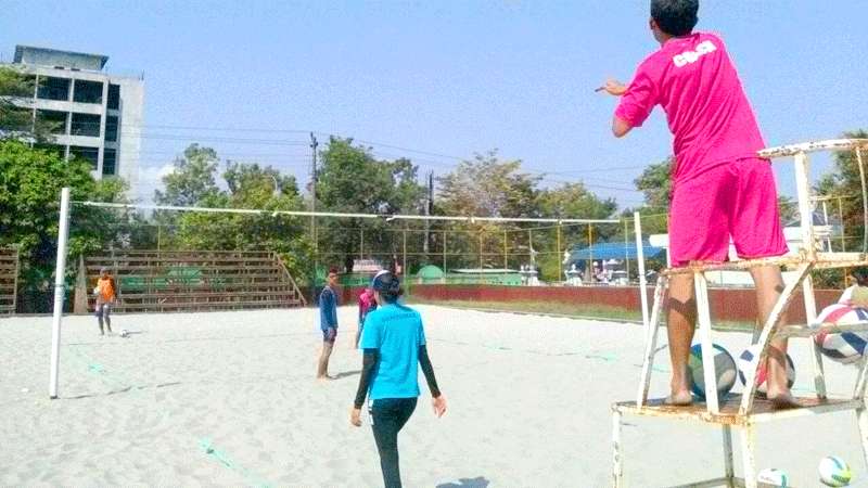 Voli Pantai Banyumas Turunkan Atlet Muda