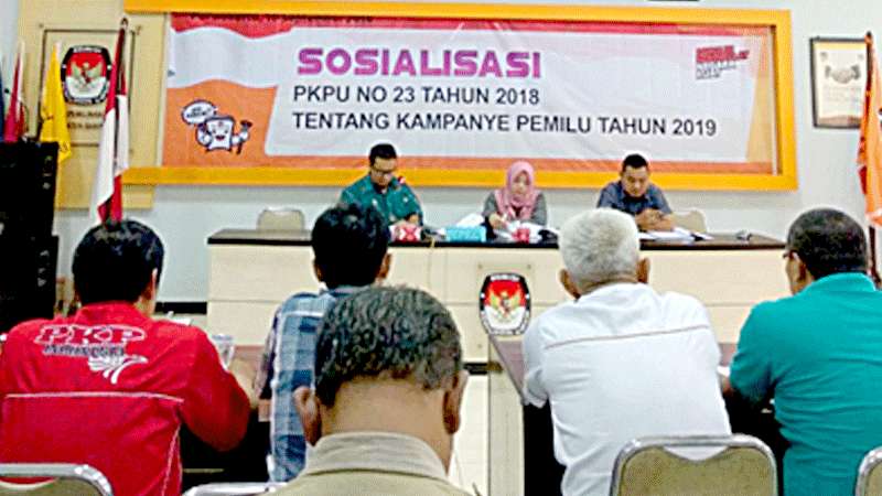 APK Peserta Pemilu Difasilitasi KPU