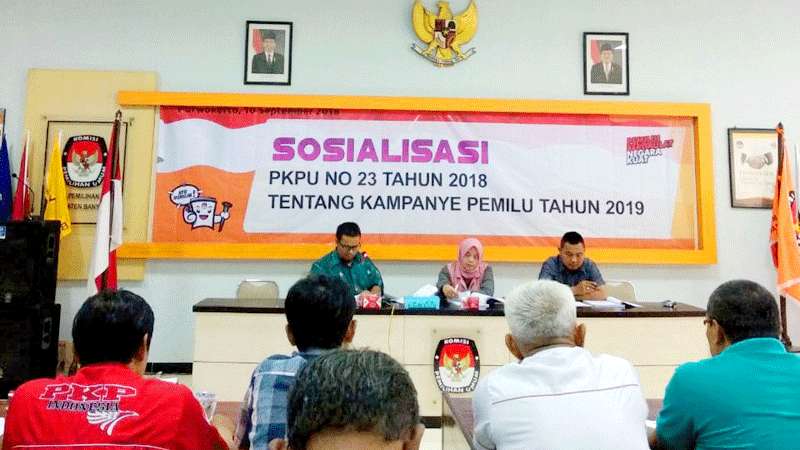 KPU Kabupaten Banyumas: Medsos Kampanye Maksimal 10 Akun