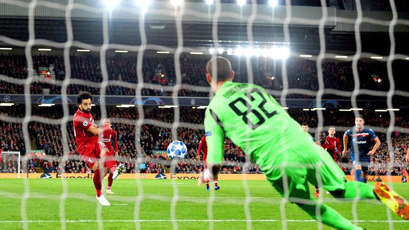 4 Liverpool vs Crvena Zvezda 0-Kebangkitan Mo Salah