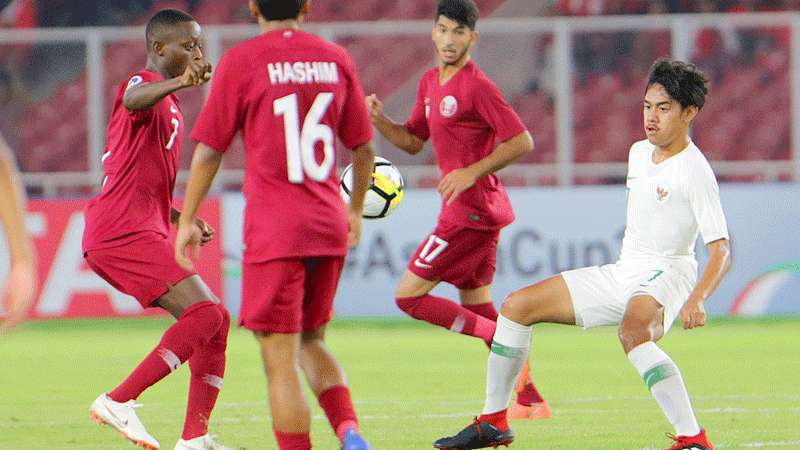 6 Qatar U-19 vs Indonesia U-19 5-Belum Putus Harapan