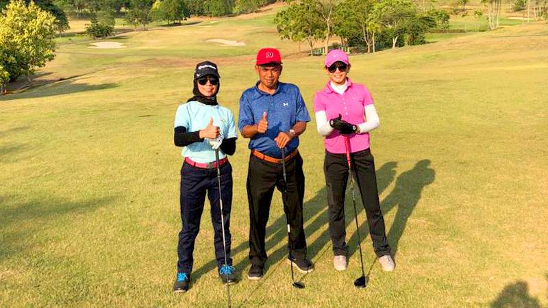 Atlet Golf Banyumas Jajal Lapangan