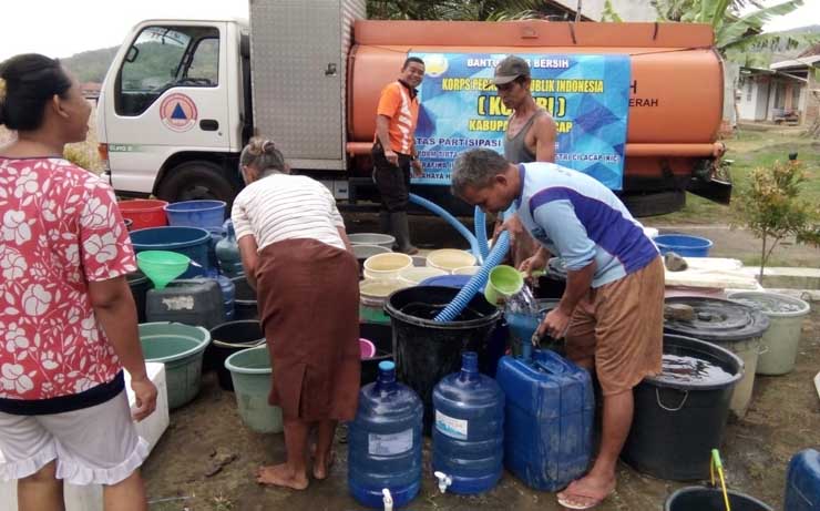 BPBD Kehabisan Stok Air Bersih