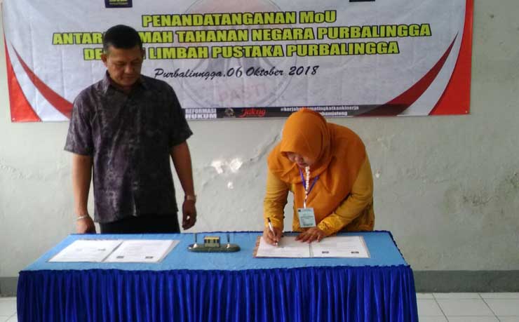 Rutan Purbalingga Dibangun Perpustakaan