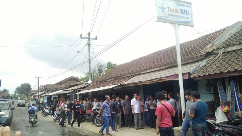 Rampok Teras BRI Pasar Merden Banjarnegara, Perempuan Berbaju Ungu Gasak Puluhan Juta Rupiah