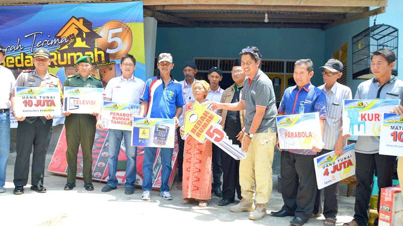 Rumah Warga Desa Krakal, Kecamatan Alian Akhirnya Diperbaiki