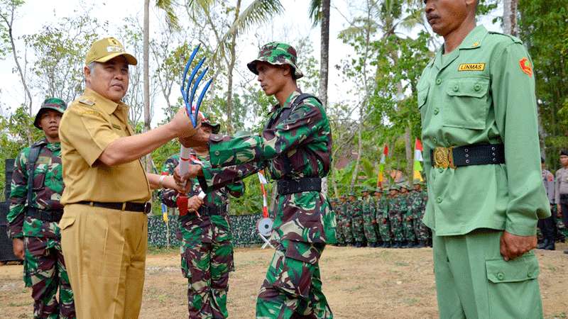 TMMD Sengkuyung Tahap III di Desa Madureja, Kecamatan Puring Dibuka