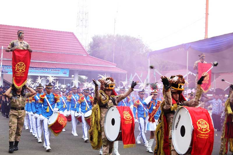 Perayaan HUT Korpri Dimeriahkan Marching Band Semarang