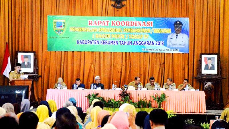 Serapan Anggaran APBD Kebumen 2018 Rendah