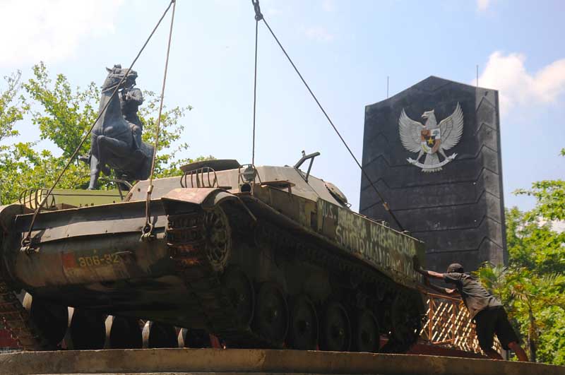 Musium Soedirman Tambah Tank AMX13 Buatan Prancis