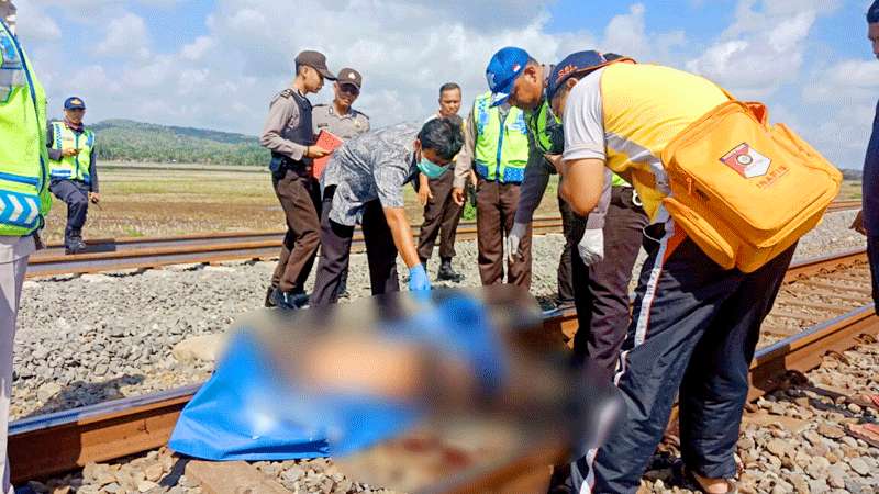 Warga Desa Jabres Kecamatan Sruweng Tertabrak KA Joglokerto